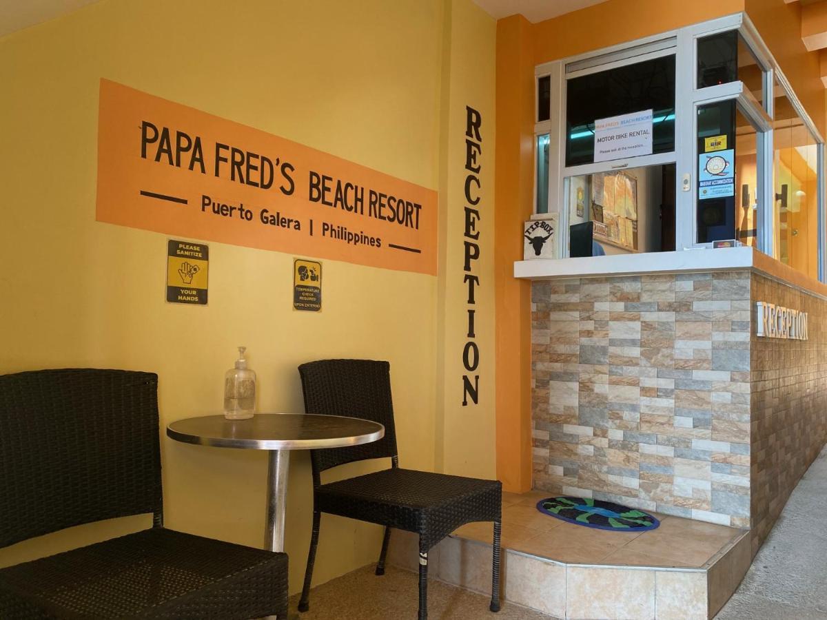 Papa Freds Beach Resort Puerto Galera Eksteriør bilde