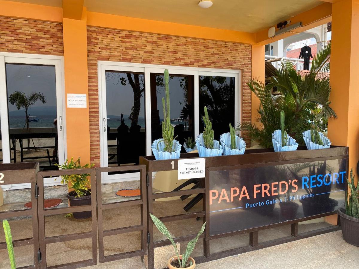Papa Freds Beach Resort Puerto Galera Eksteriør bilde