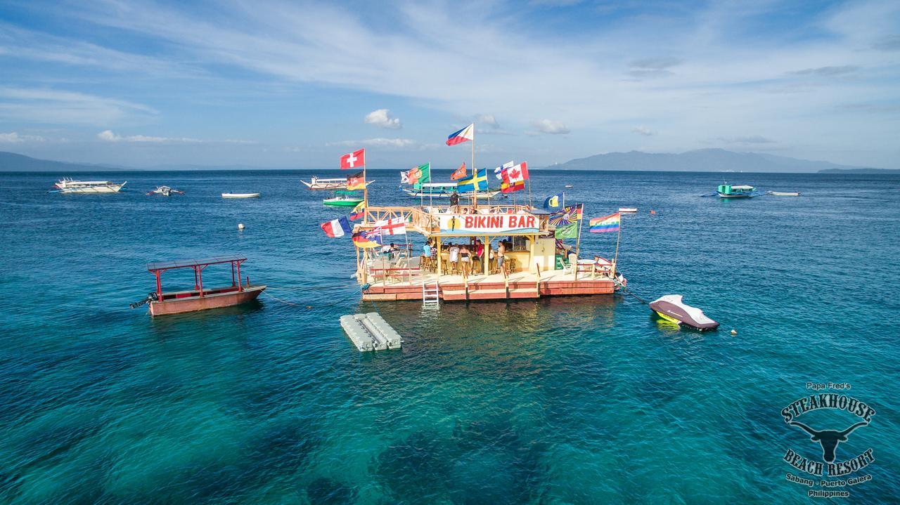 Papa Freds Beach Resort Puerto Galera Eksteriør bilde